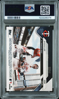 Graded 2025 Topps Now Brooks Lee #209 Orange Foil /25 Rookie RC Baseball Card PSA 9 Mint