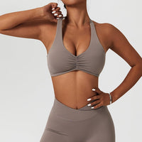 Halter Ruched Bra