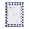 Picture Frame Avant Drops Collection Mother of Pearl & Resin Inlay Blue & White – 4x6, 5x7 & 8x10"