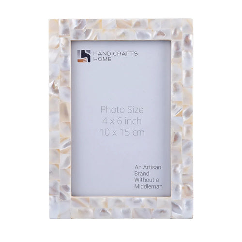 Mother of Pearl Inlay Picture Frame White 4x6 5x7 8x10