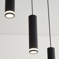 Hanging Light for Modern Kitchen Island with Adjustable Aluminum Spotlights