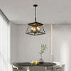 Hanging Lights for Kitchen Island in Rustic Iron Finish