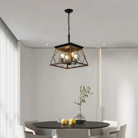 Hanging Lights for Kitchen Island in Rustic Iron Finish