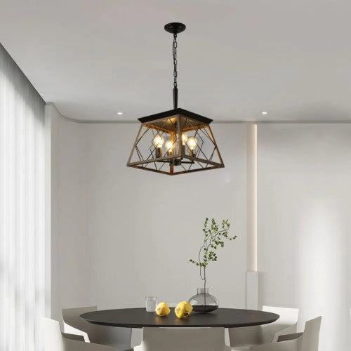 Hanging Lights for Kitchen Island in Rustic Iron Finish