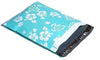 Hawaiian Flower Blue Poly Mailers Size 10x13 Colorful Shipping Bags