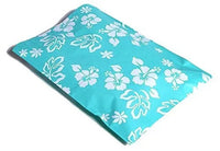 Hawaiian Flower Blue Poly Mailers Size 10x13 Colorful Shipping Bags