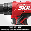 SKIL HD6280B-11 Brushless 20V Hammer Drill Kit, with 75-Pc. Drill & Drive Bit Set with Interlocking Case