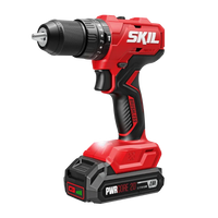 SKIL HD6280B-11 Brushless 20V Hammer Drill Kit, with 75-Pc. Drill & Drive Bit Set with Interlocking Case