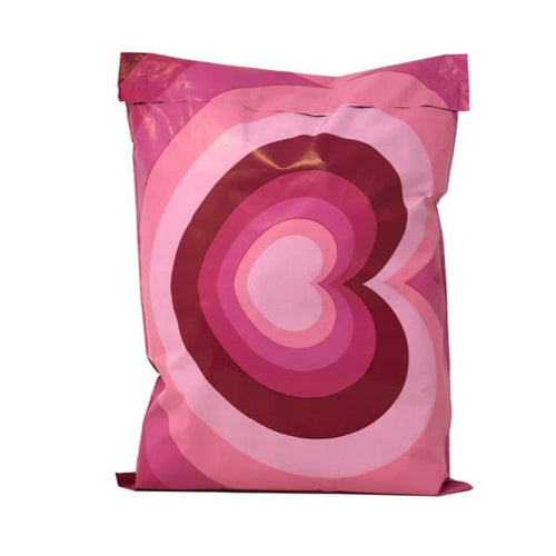 Heart Poly Mailers Size 10x13 Colorful Shipping Bags