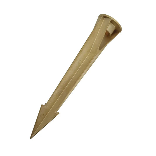 Heavy Duty Brass Stake for Outdoor Lighting with Durable Construction