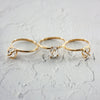 Herkimer Diamond 14K Gold Filled Solitaire Ring Minimalist