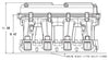 Hi-Ram Intake - GM LS3/L92 - 2 x 4150 (2 x 1000cfm sideways or inline mounting)