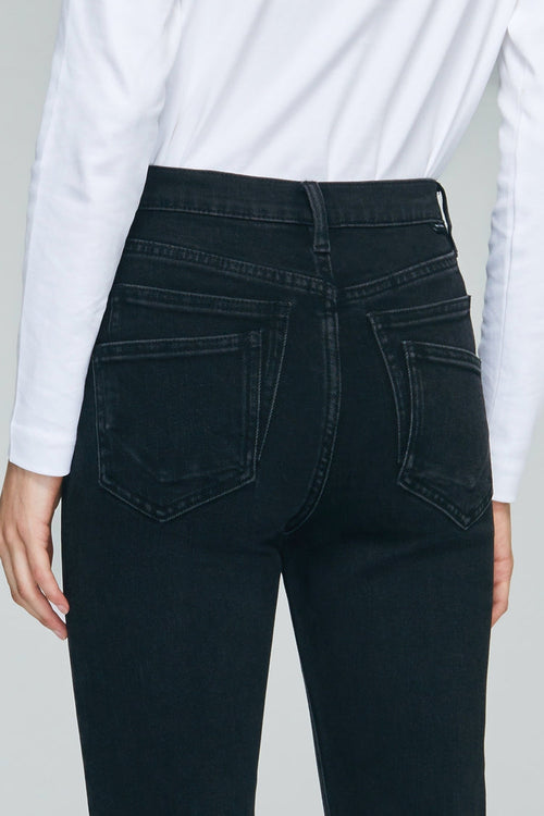 Two Shots High Rise Straight Crop Jeans HJ013