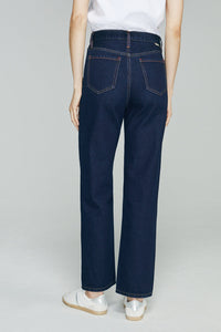 Manhattan High Rise Straight Ankle Jeans HJ160