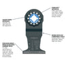 BOSCH OSL134C 1-3/4 In. Starlock® Oscillating Multi Tool Carbide Plunge Cut Blade