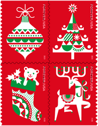 Holiday Delights Forever Postage Stamps – 20 or 100 Stamps
