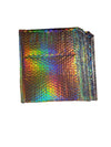 Holographic Silver Metallic Bubble Mailers Size 4x8 Padded Shipping Bags
