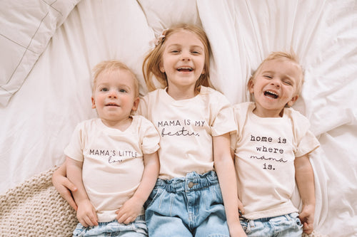 Home is Where Mama Is Organic Kids T-shirt