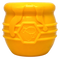 Large PUP-X Honey Pot Treat Dispenser - Yellow