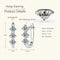 silver earrings