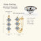 gold earrings