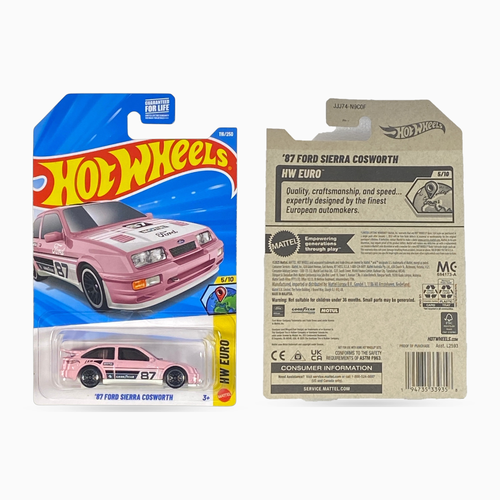 Hot Wheels '87 Ford Sierra Cosworth | Euro Series 5/10