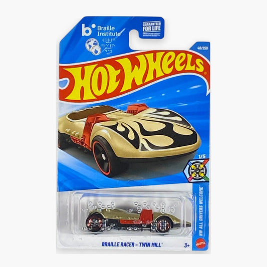 Hot Wheels Braille Racer - Twin Mill | All Drivers Welcome Series 1/5