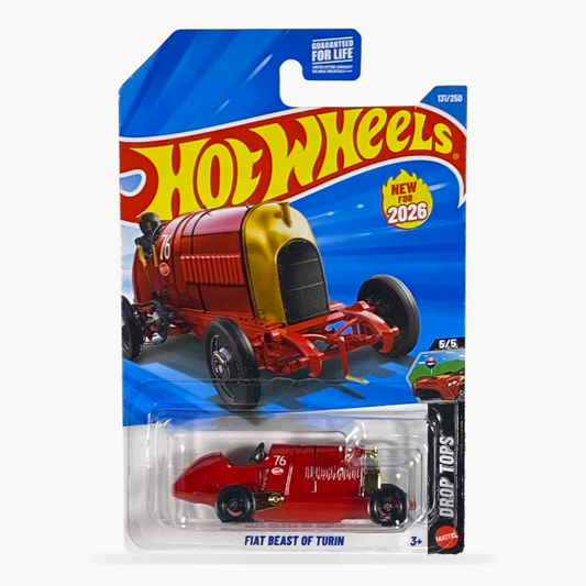 Hot Wheels Fiat Beast of Turin | Drop Tops Series 5/5