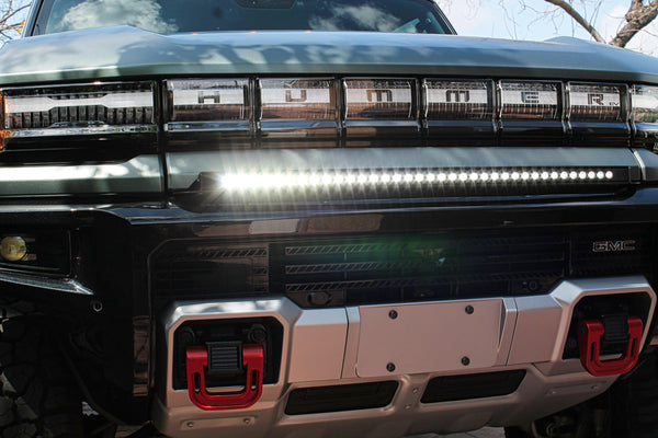 2022+ GMC Hummer EV Bumper 40in Light Bar - Slim M&R Automotive