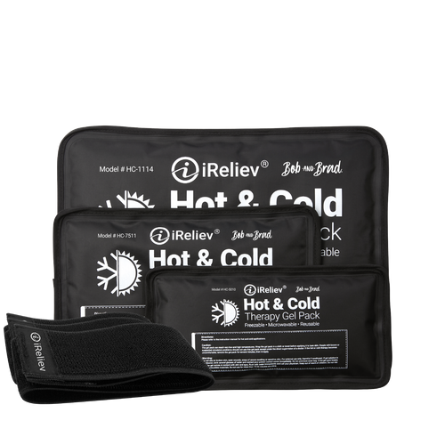 Premium Reusable Hot and Cold Therapy Gel Pack with Securement Straps