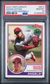 Graded 2018 Topps Shohei Ohtani #83-2 1983 Rookie RC Baseball Card PSA 10 Gem Mint