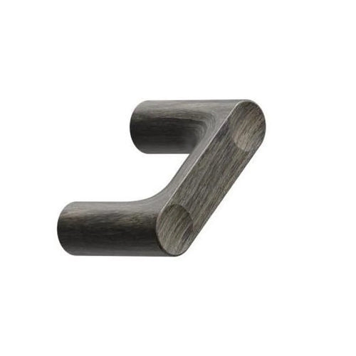 Dark Oak Lacquered Wood "Punto" Cabinet Knob and Drawer Pulls Euro • Knobs