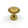 Dark Brushed Gold "Baron" Cup Pull and Knobs Euro • Knobs