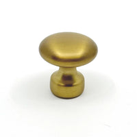 Dark Brushed Gold "Baron" Cup Pull and Knobs Euro • Knobs