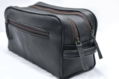 The Twin Section Toiletry- Black
