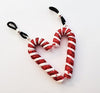Candy Cane Fake Nipple Rings, Sexy Christmas Jewelry