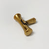 Hourglass "Tuscany" Drawer Pulls and Knobs in Antique Brass Euro • Knobs