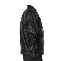 Handmade Professional Pilot Uniform Leather Jacket Real Leather with Epaulettes for Women