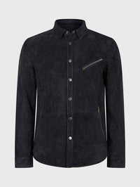 Handmade Bandeo Collar Leather Jacket