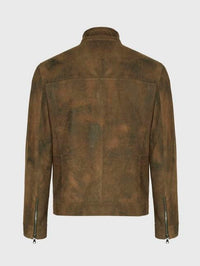 Handmade  Slim Fit Jacket With Artisan Stitch