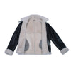 Handmade Hampton's Classic Brown Bomber Aviator Shearling Jacket With Collar Belt