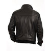 Handmade Black Leather Jacket With Collars