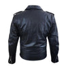Handmade New Wrinkled Texture Leather Jacket