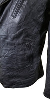 Handmade New Wrinkled Texture Leather Jacket