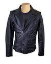 Handmade New Wrinkled Texture Leather Jacket