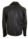 Handmade Bubble Textured Biker Style Leather Jacket