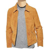 Handmade Collared Suede Leather Jacket