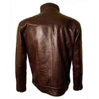 Handmade Morton's Vintage Moto Style Jacket With Collar Belt