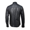Handmade Classic Black Leather Shirt