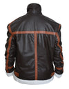 Handmade  Leon Kennedy's Resident Evils Fur Jacket Costume Cosplay Handmade